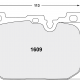 Fast road / track day compound. Street brake pads - BMW F Series
inc M2, M3 + M4
front pad